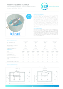 401206 Trident industrie filterput